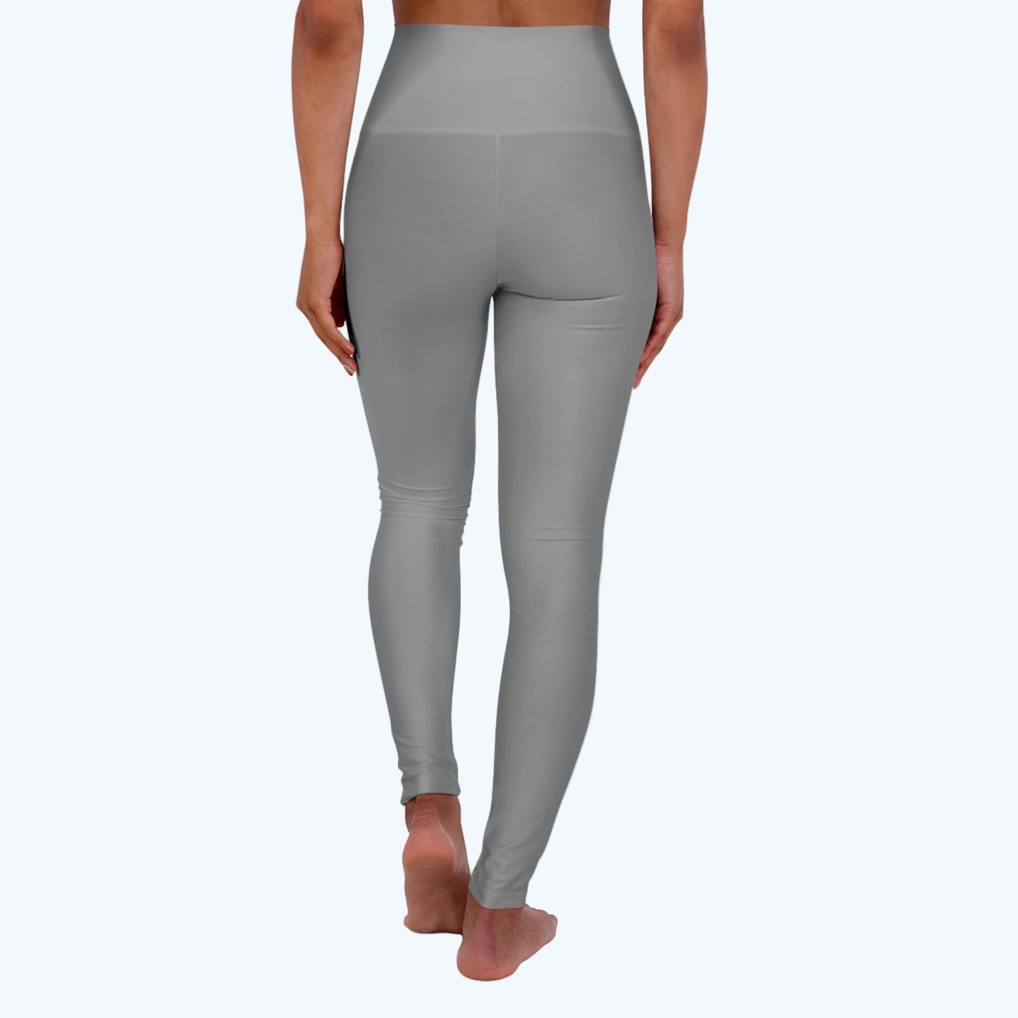 High-Waist Yoga Leggings — Seamless All-Over Print Activewear