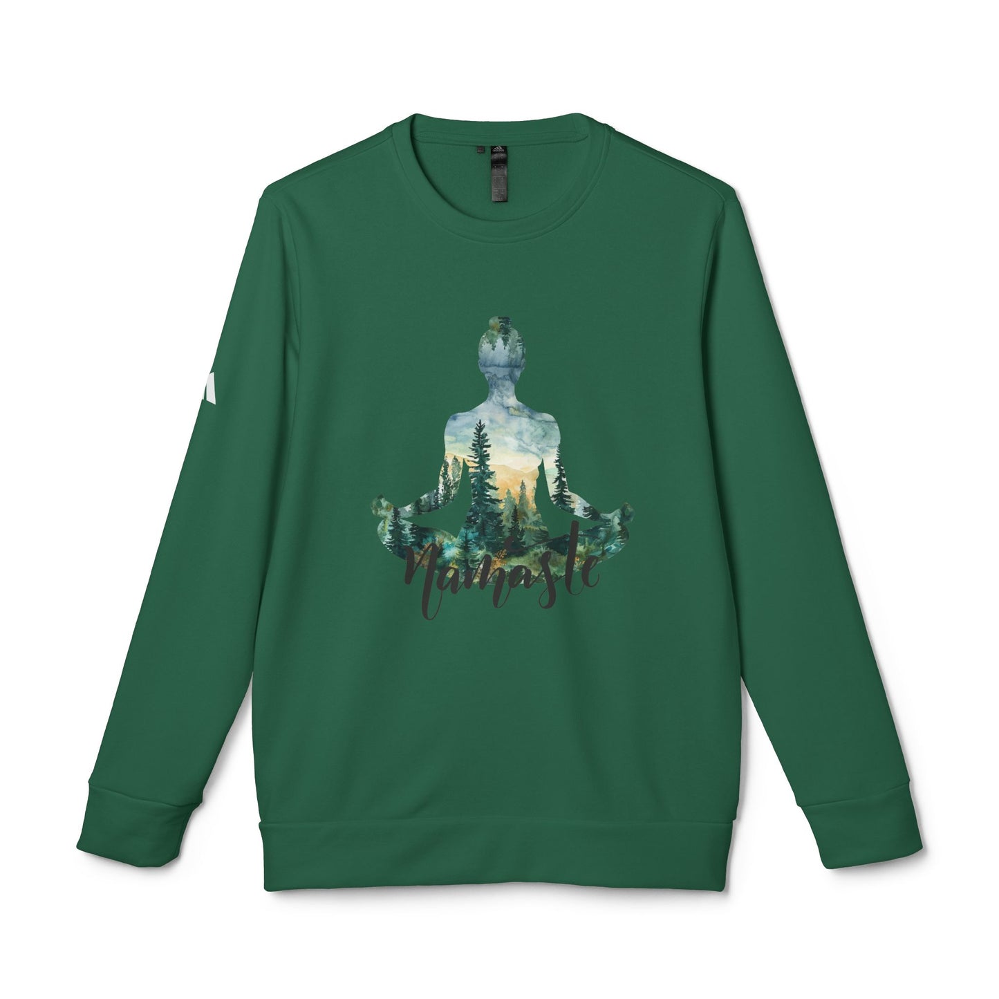 Meditation Forest Crewneck Sweatshirt — Namaste Yoga Graphic