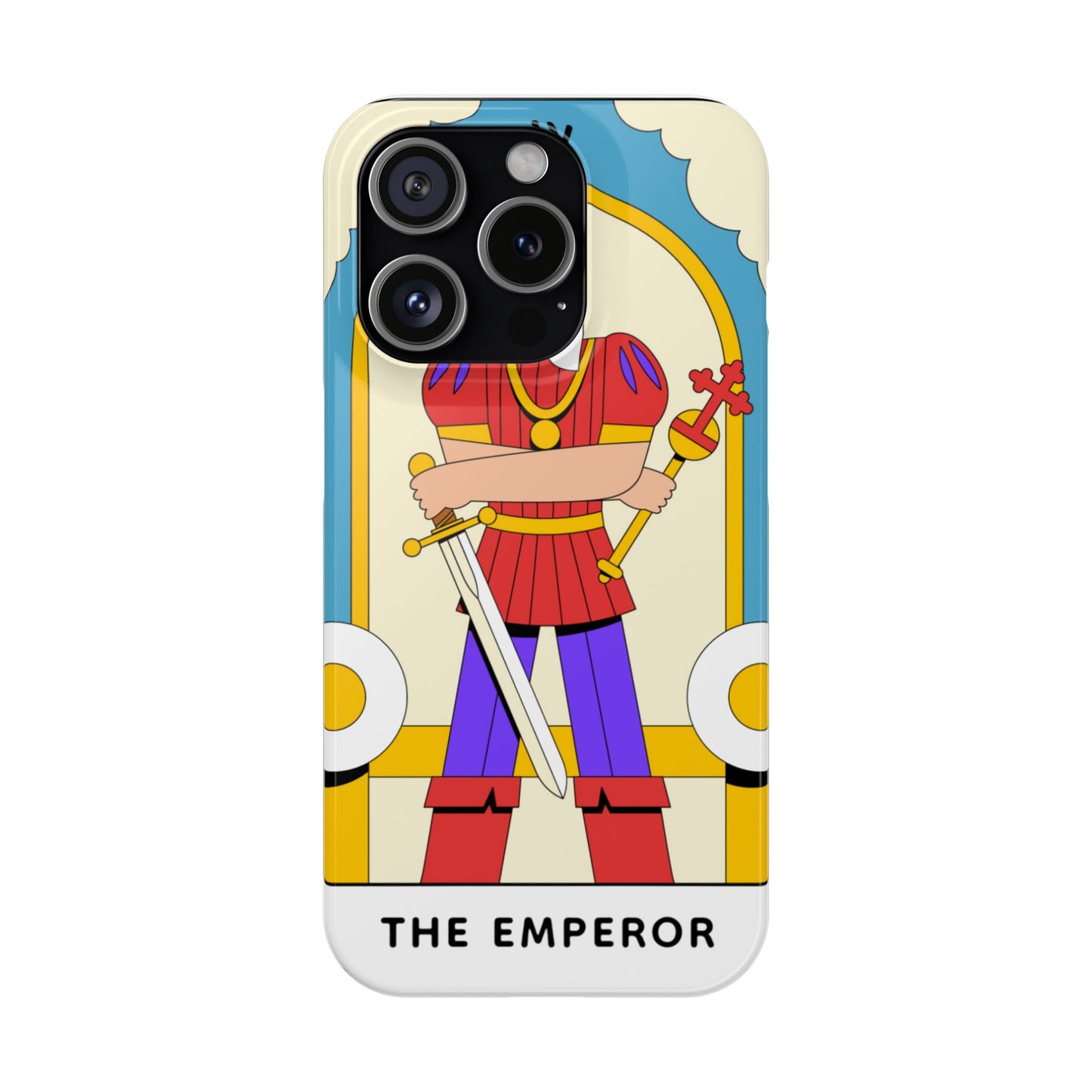 The Emperor Tarot Slim Case — Illustrated Tarot Phone Case