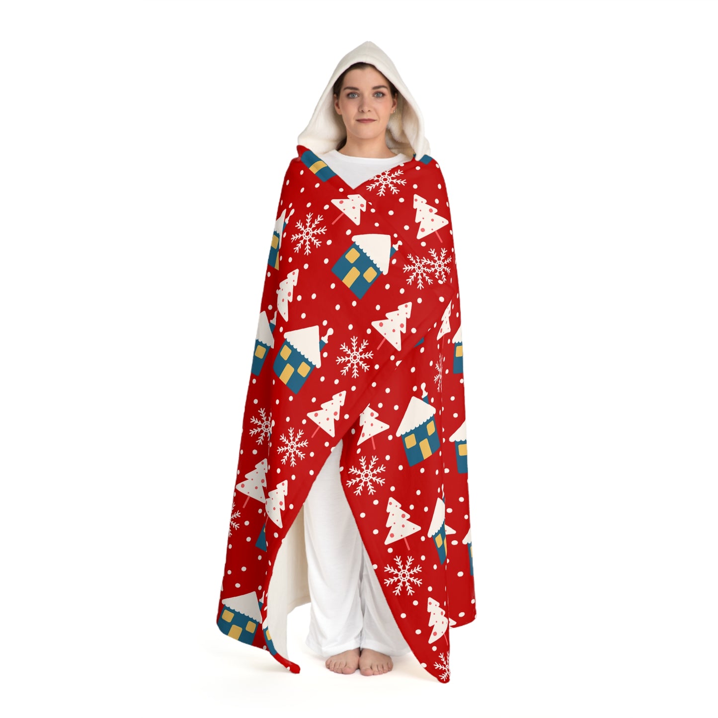 Cozy Holiday Sherpa Fleece Blanket for Warmth and Cheer