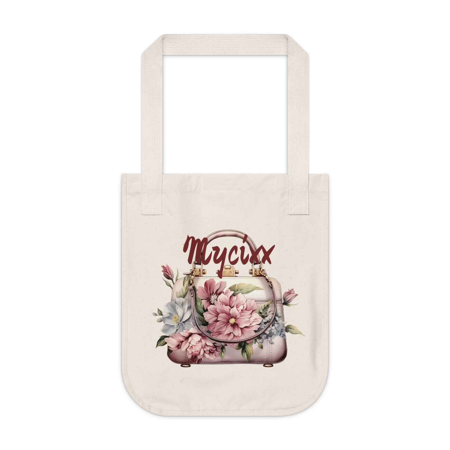 Floral Personalized Tote Bag for Everyday Use