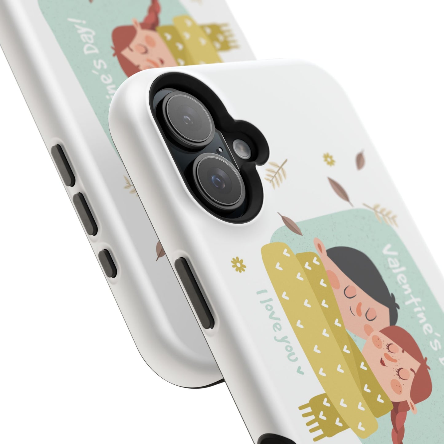 Valentine's Day Cute Couple Phone Case — Magnetic Impact-Resistant