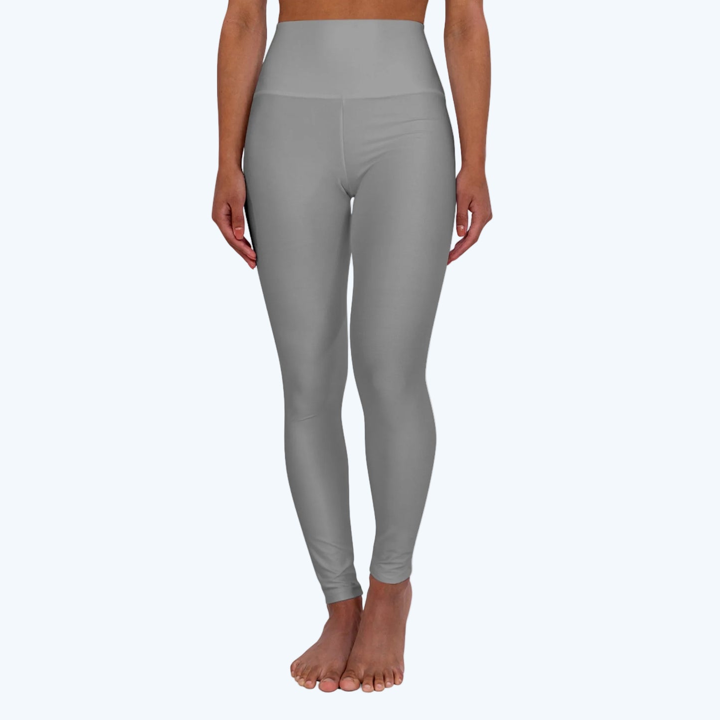 High-Waist Yoga Leggings — Seamless All-Over Print Activewear