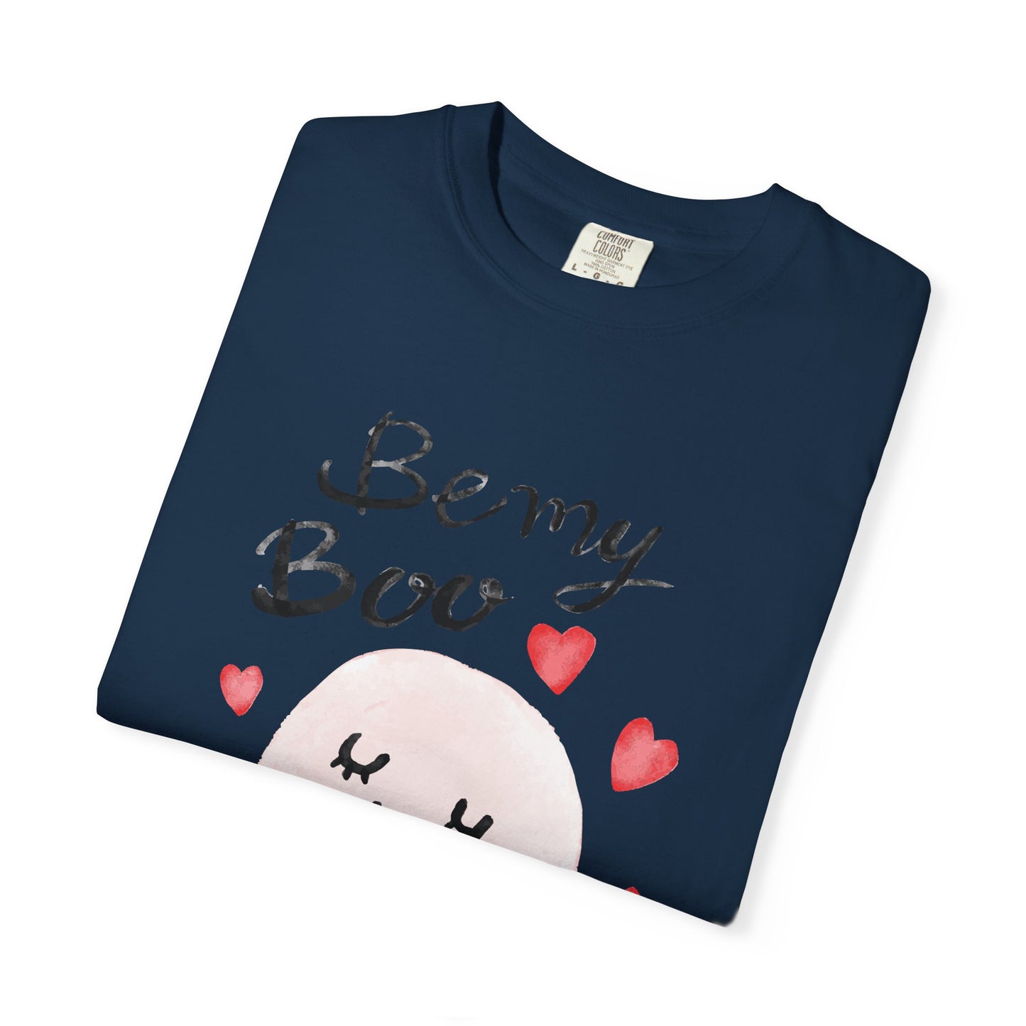 Be My Boo T-Shirt — Cute Valentine Ghost Shirt with Hearts