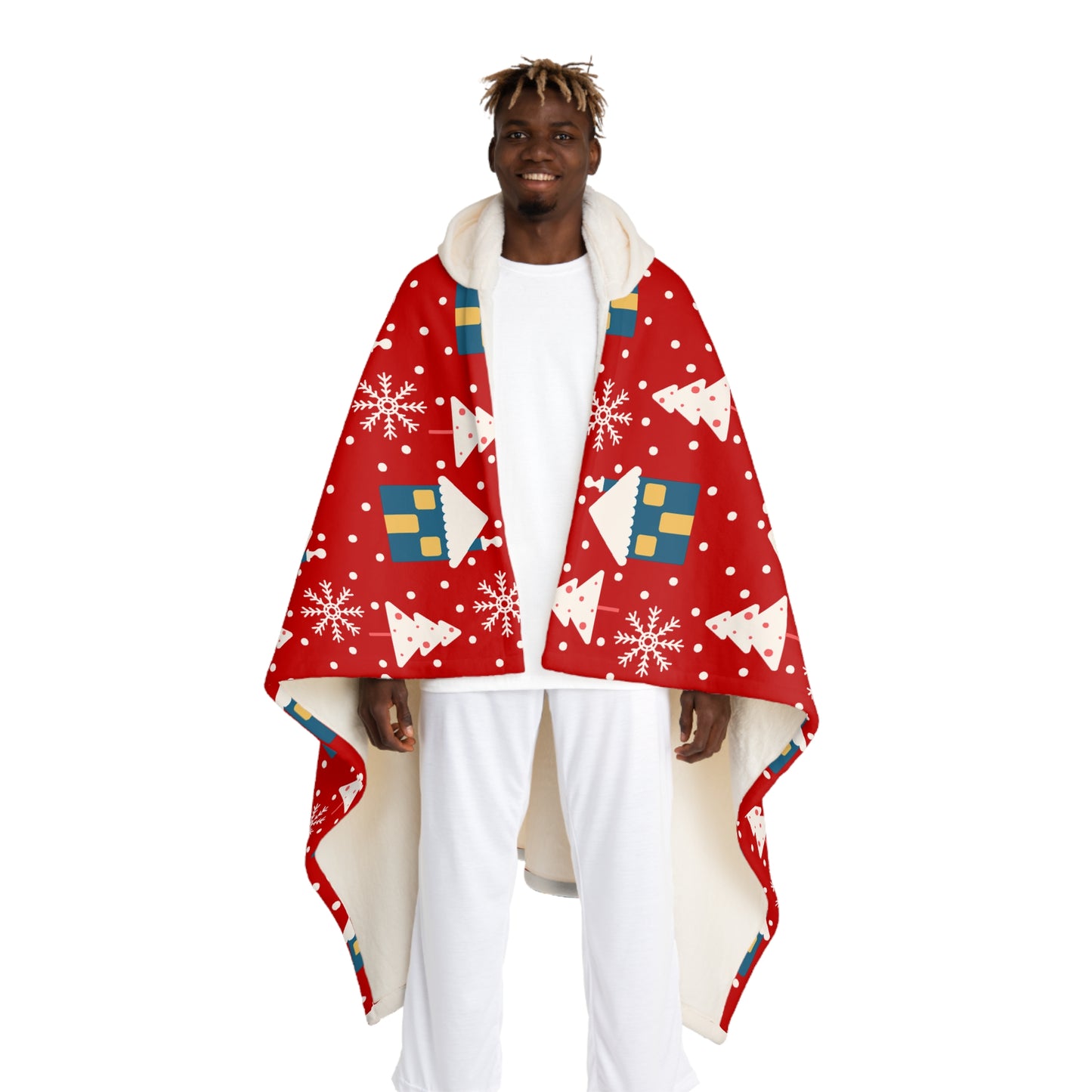 Cozy Holiday Sherpa Fleece Blanket for Warmth and Cheer