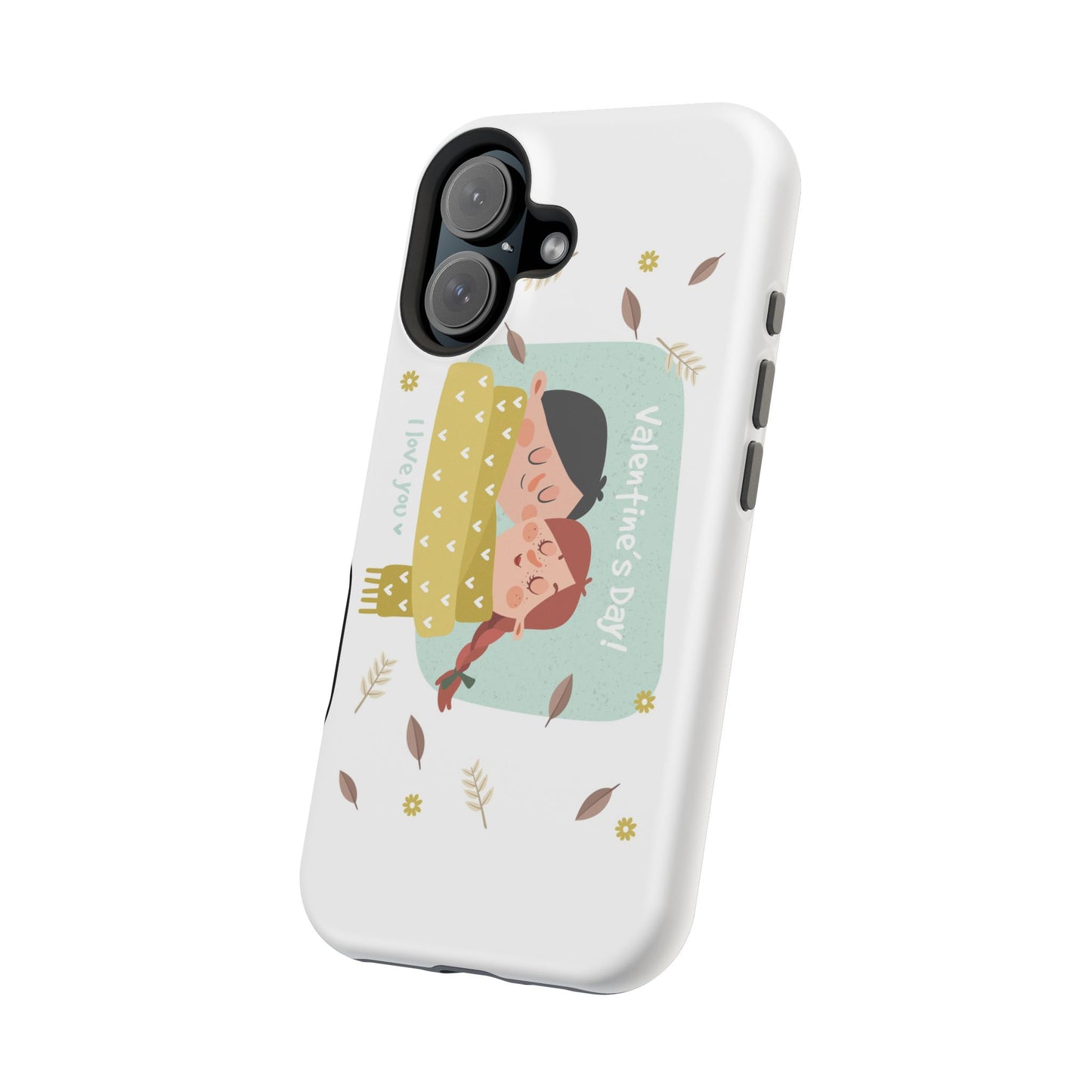 Valentine's Day Cute Couple Phone Case — Magnetic Impact-Resistant