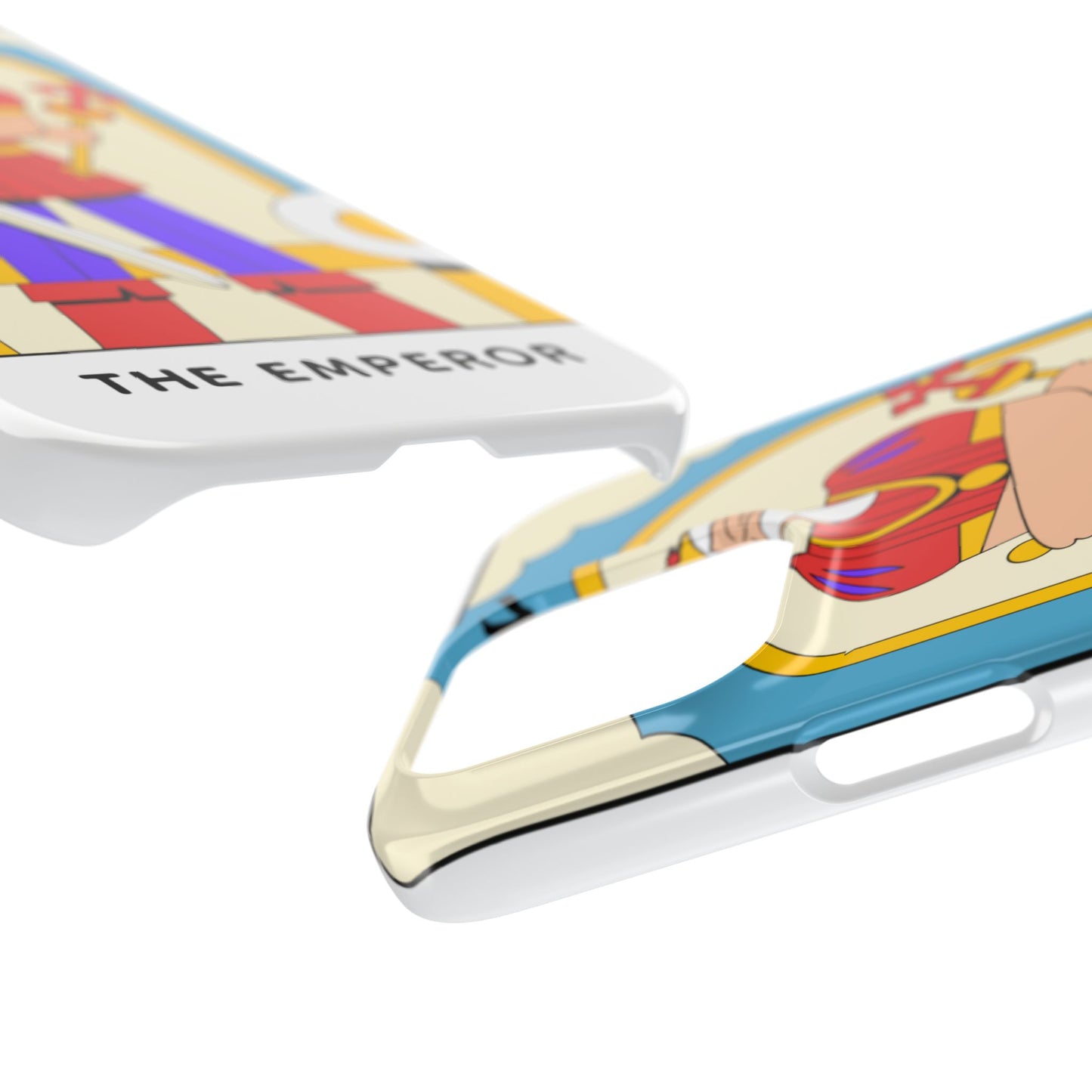 The Emperor Tarot Slim Case — Illustrated Tarot Phone Case