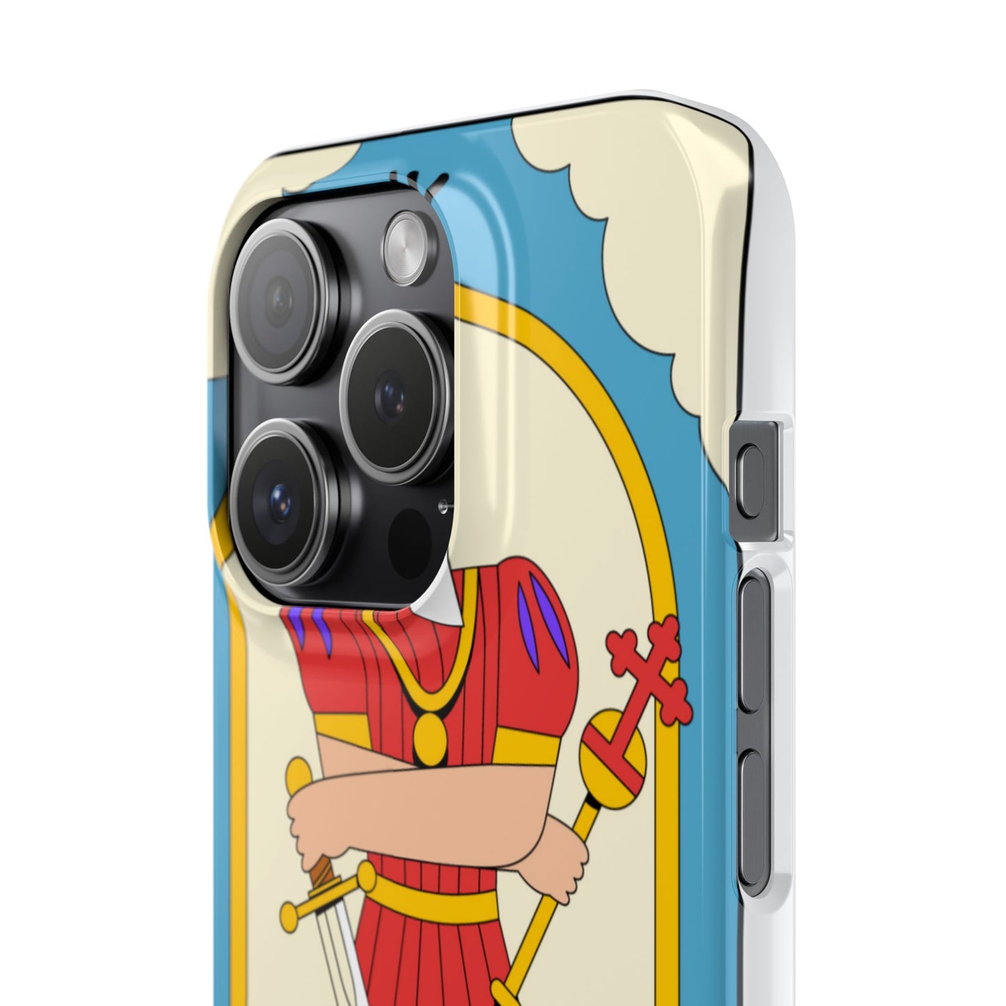 The Emperor Tarot Slim Case — Illustrated Tarot Phone Case