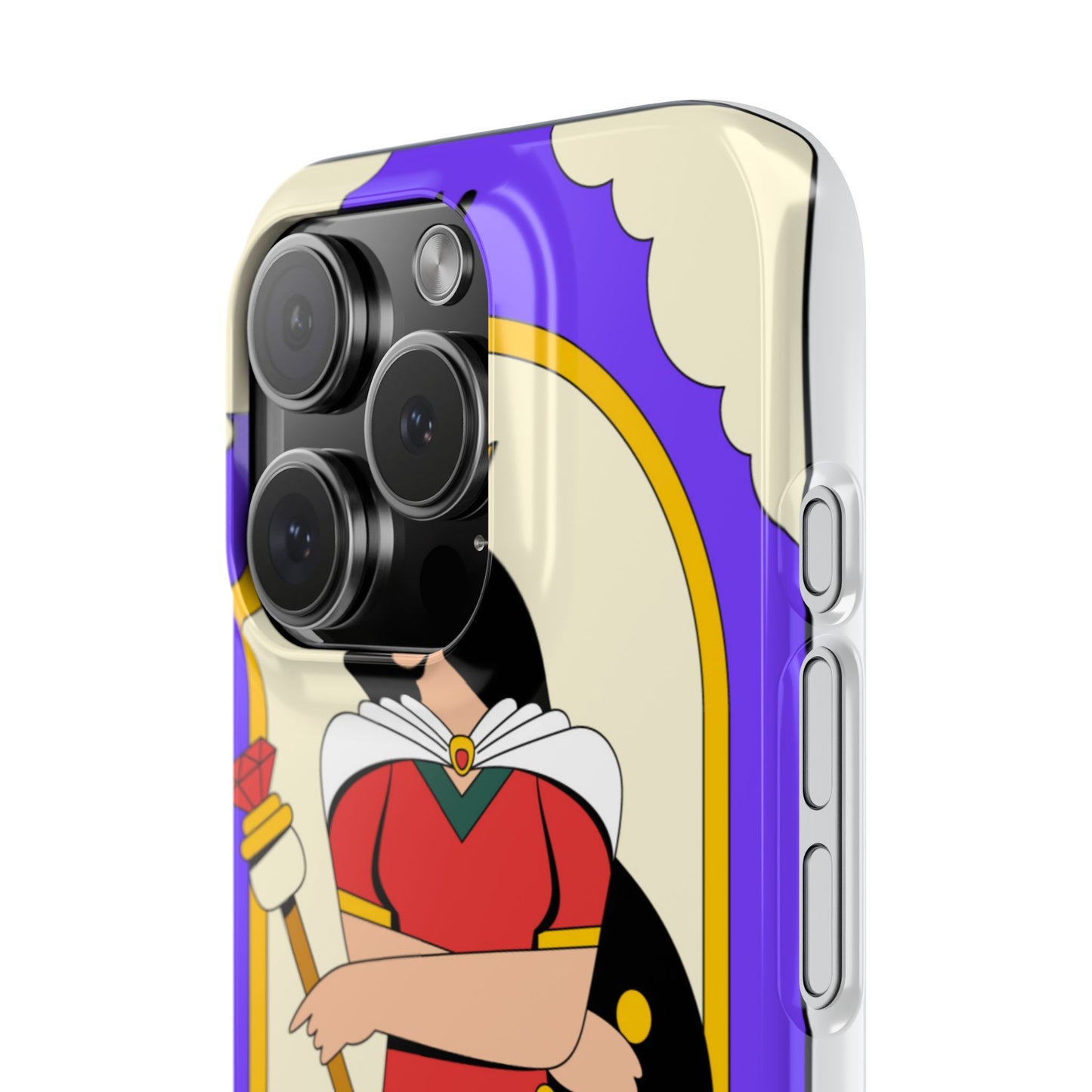 Tarot Empress Slim Phone Case — The Empress Card Design, Feminine Protective Phone Cover