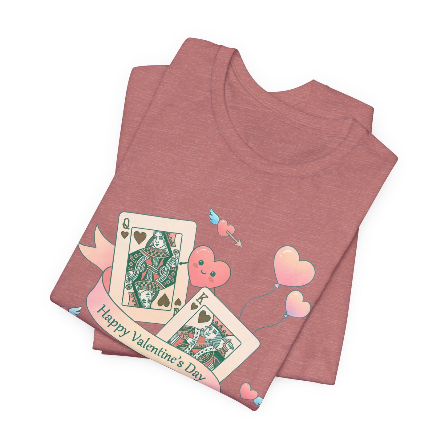 Valentine's Day Vintage Photo Hearts Tee