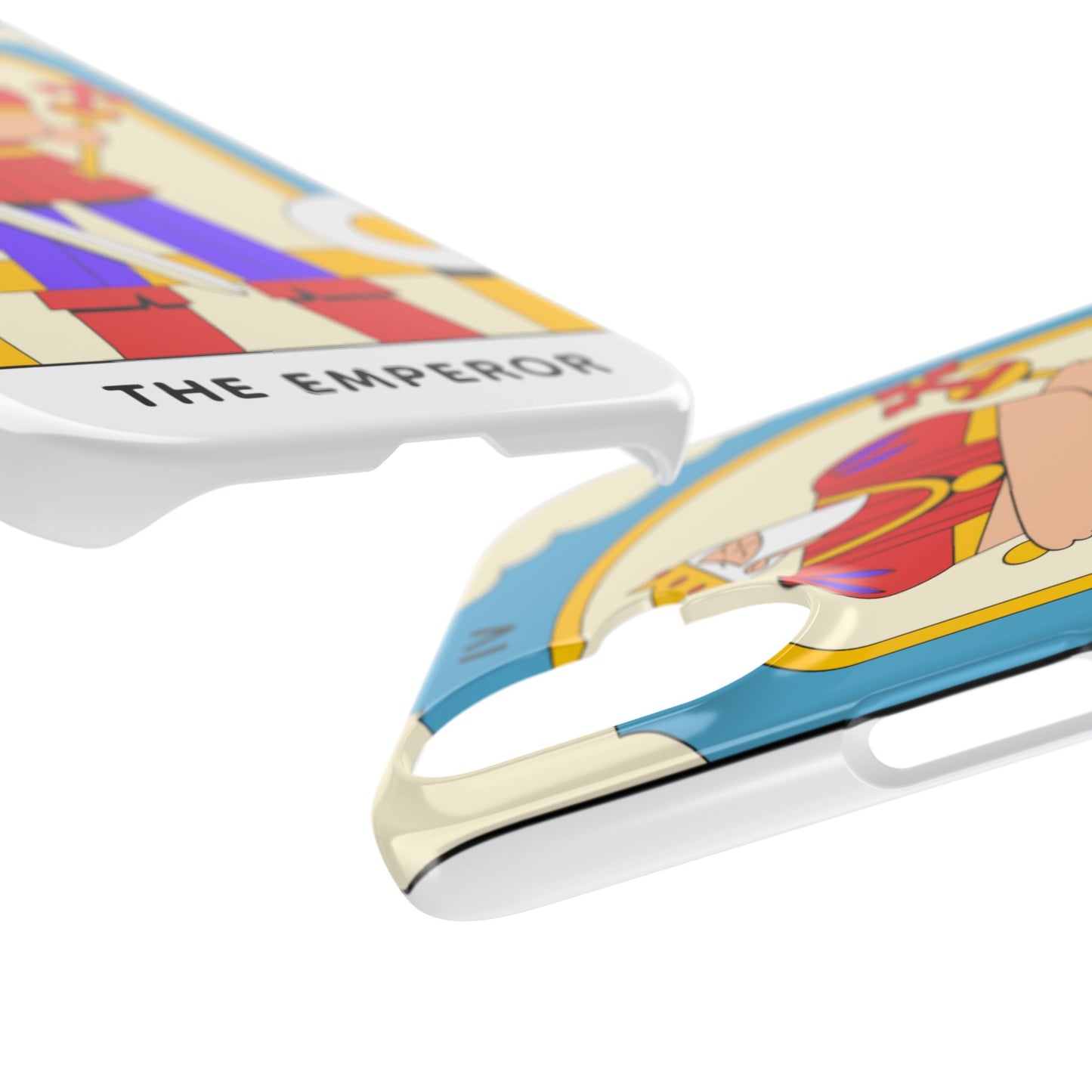The Emperor Tarot Slim Case — Illustrated Tarot Phone Case