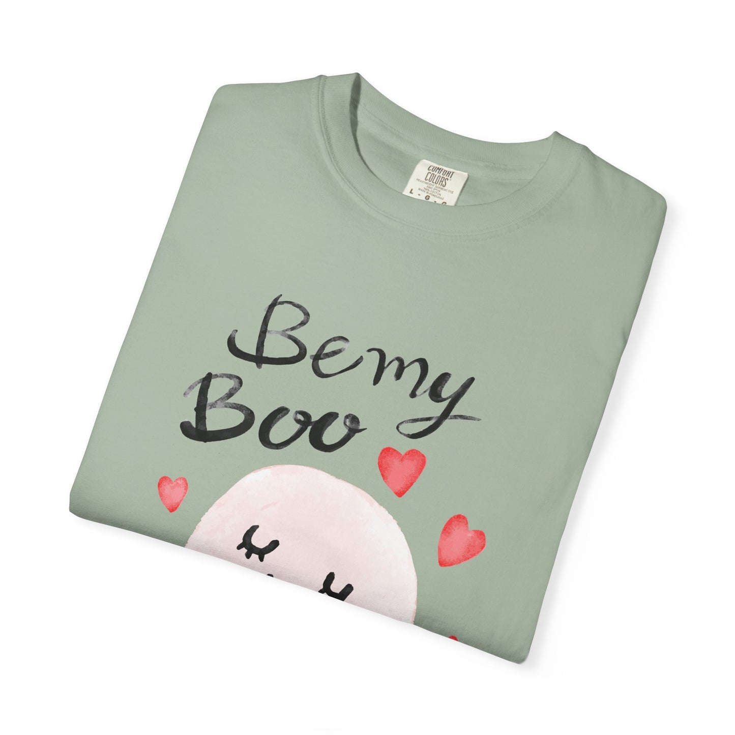 Be My Boo T-Shirt — Cute Valentine Ghost Shirt with Hearts