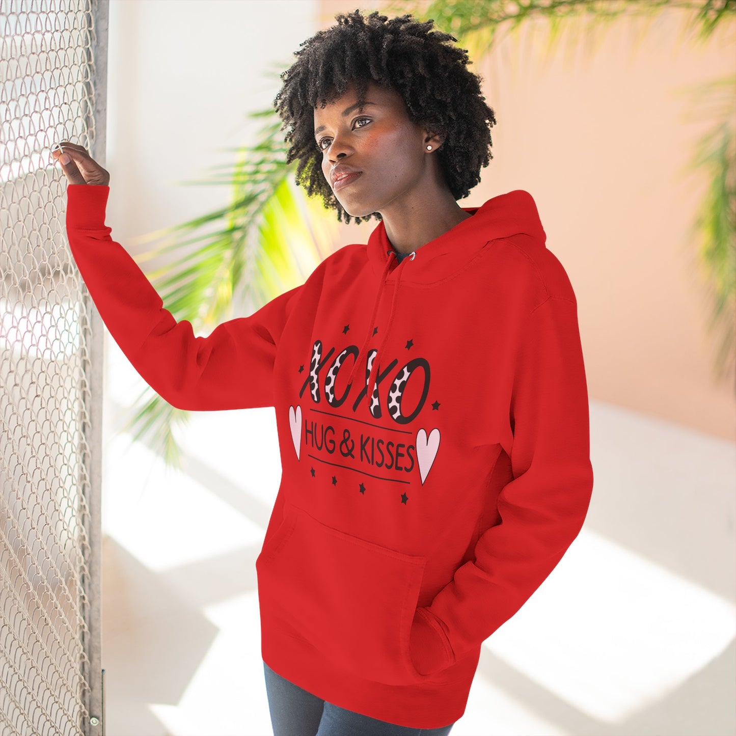 Hoodie - XOXO Hug & Kisses Valentine’s Day Pullover