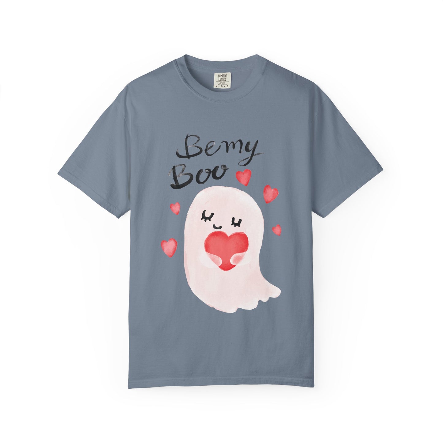 Be My Boo T-Shirt — Cute Valentine Ghost Shirt with Hearts