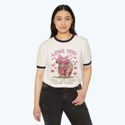 Love You 'Til the Cows Come Home Ringer T-Shirt
