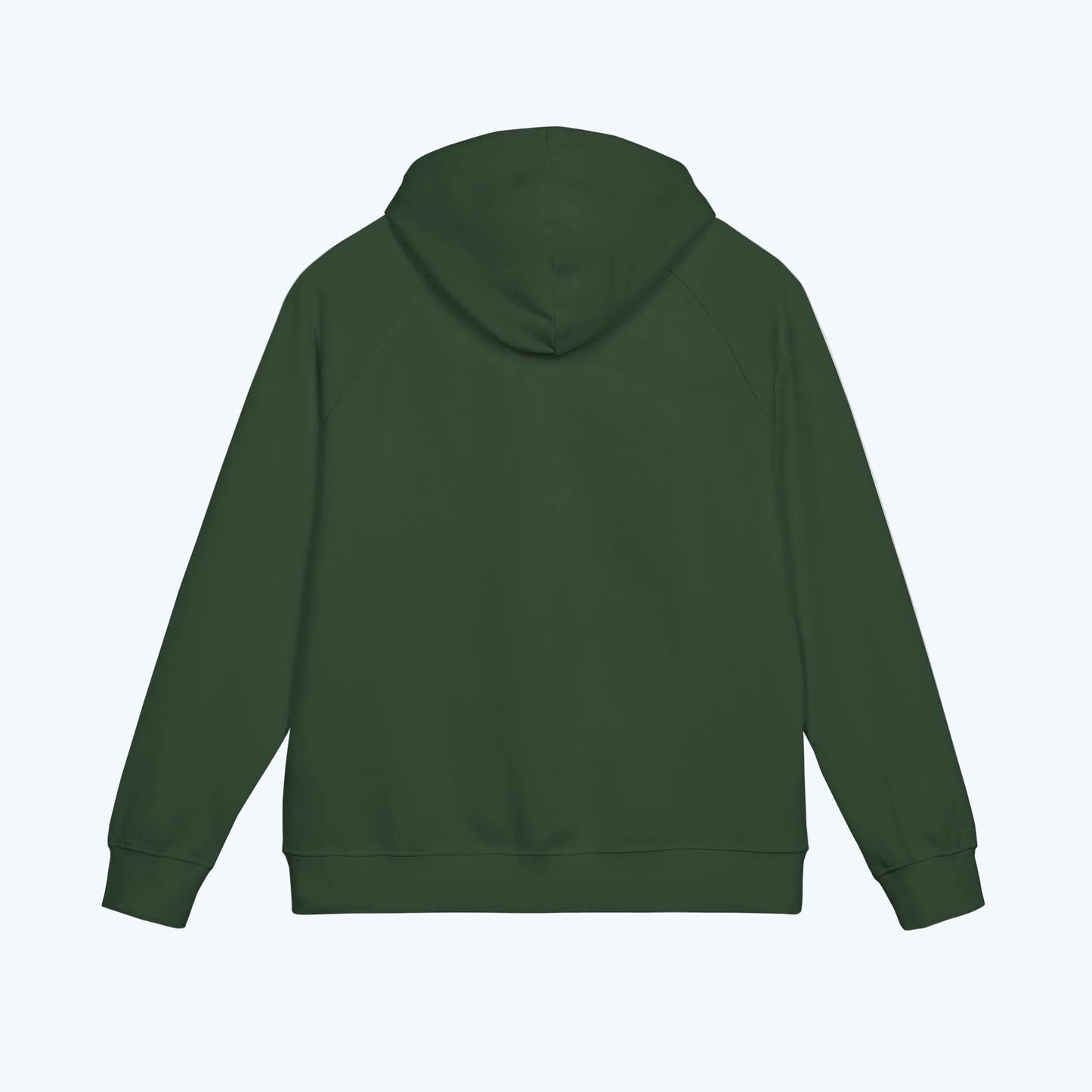 Embroidered Heart & Stars Hoodie — Cute Floral Chest Patch, Eco Raglan Sweatshirt