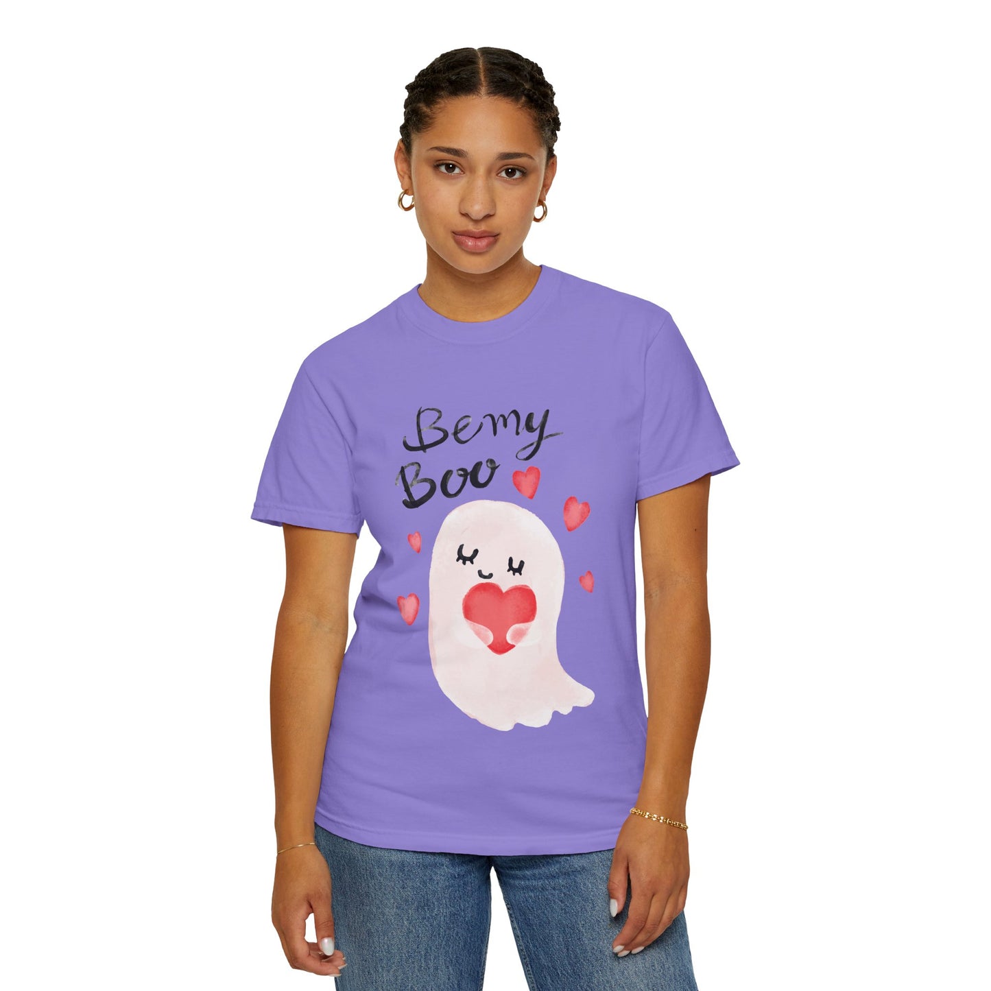 Be My Boo T-Shirt — Cute Valentine Ghost Shirt with Hearts