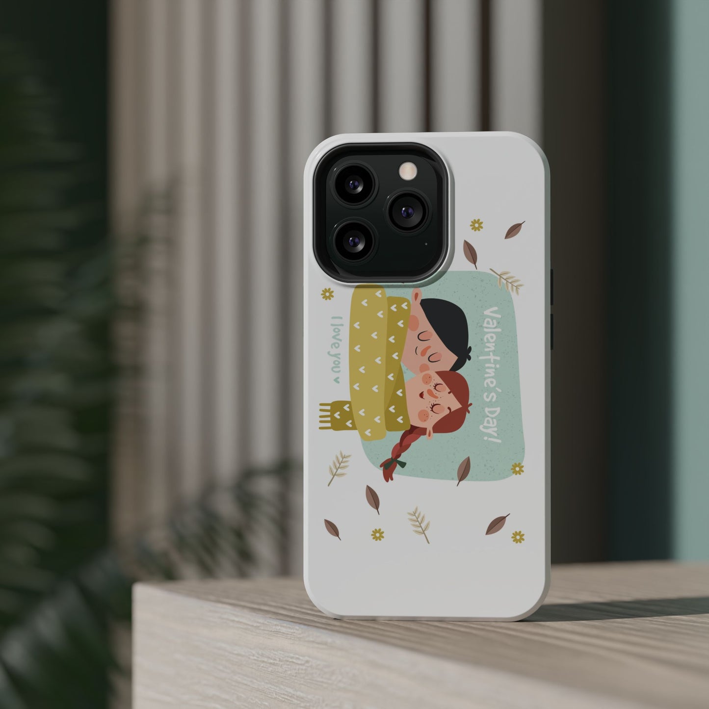 Valentine's Day Cute Couple Phone Case — Magnetic Impact-Resistant