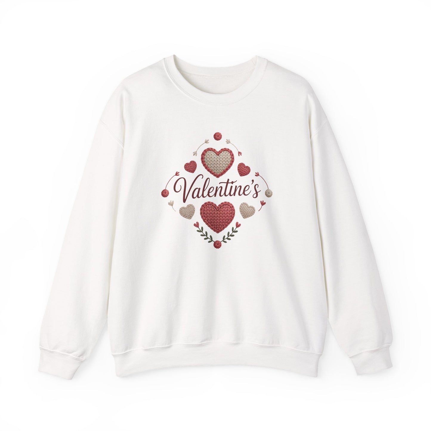 Valentine's Heart Crewneck Sweatshirt