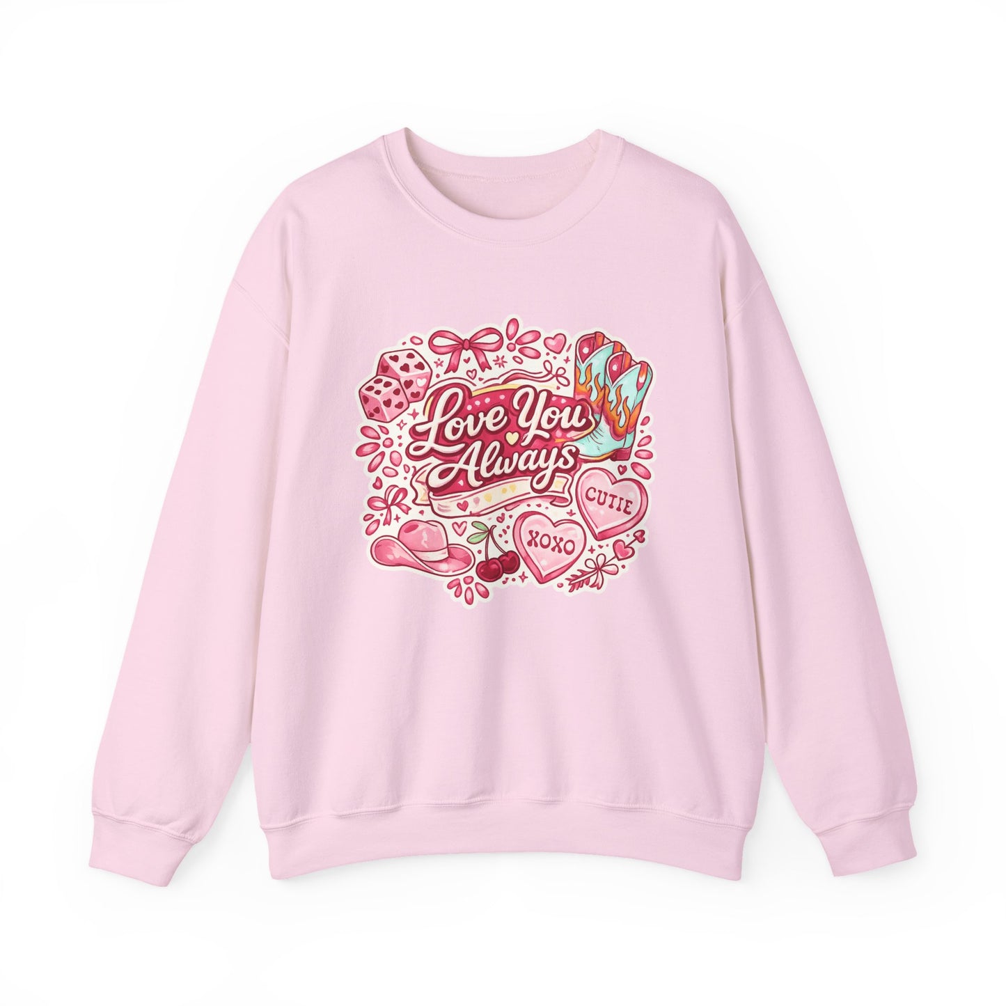 Valentine 'Love You Always' Crewneck Sweatshirt