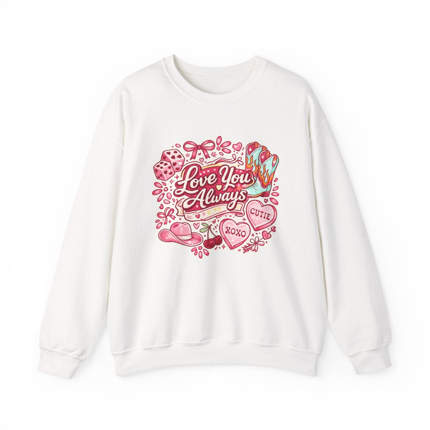 Valentine 'Love You Always' Crewneck Sweatshirt