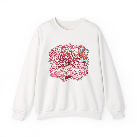 Valentine 'Love You Always' Crewneck Sweatshirt