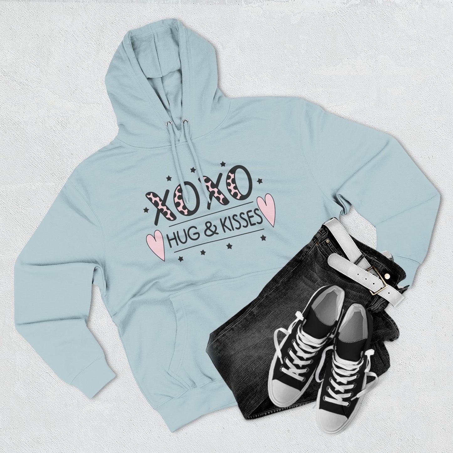 Hoodie - XOXO Hug & Kisses Valentine’s Day Pullover