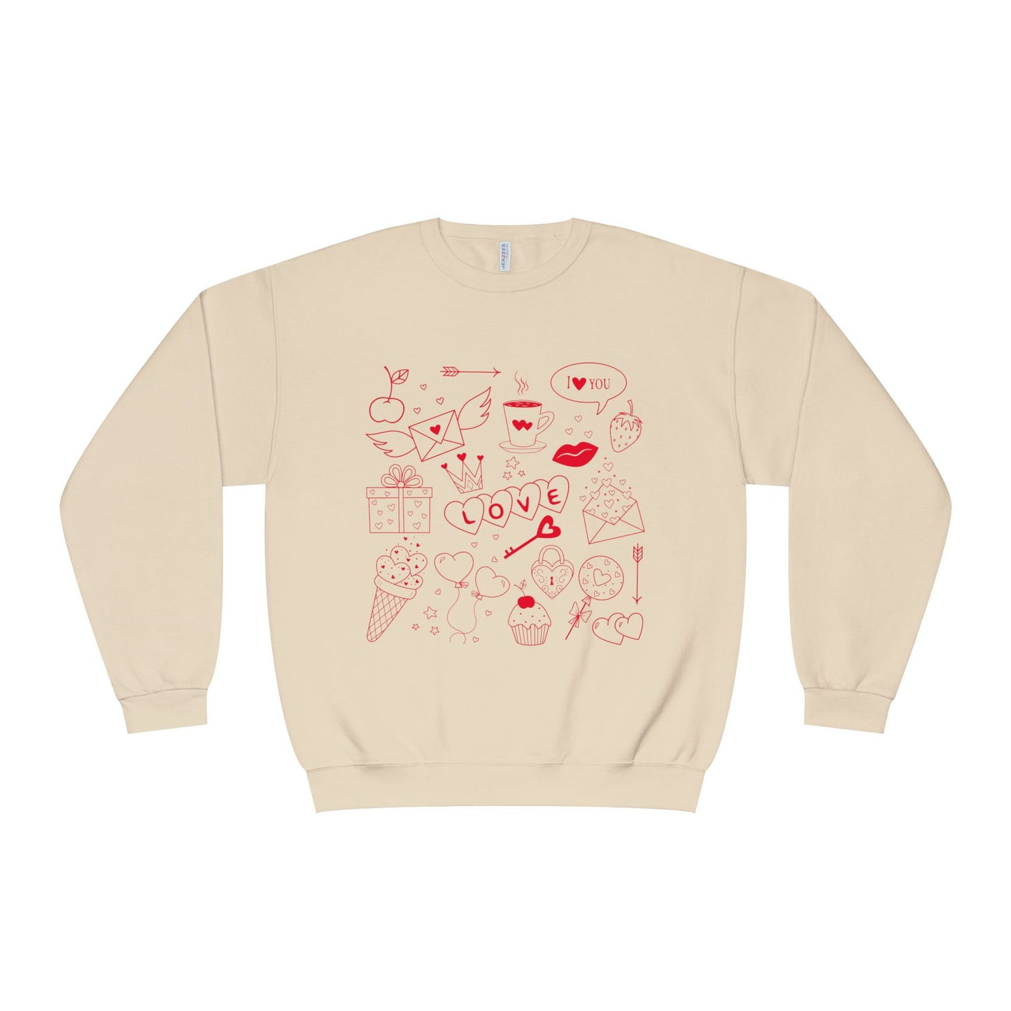 Love Doodle Crewneck Sweatshirt